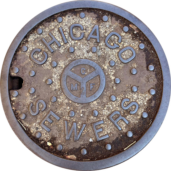 NEW! PROJECT MIDWEST - Chicago, IL  "Y"- Sewer Cover Doormat