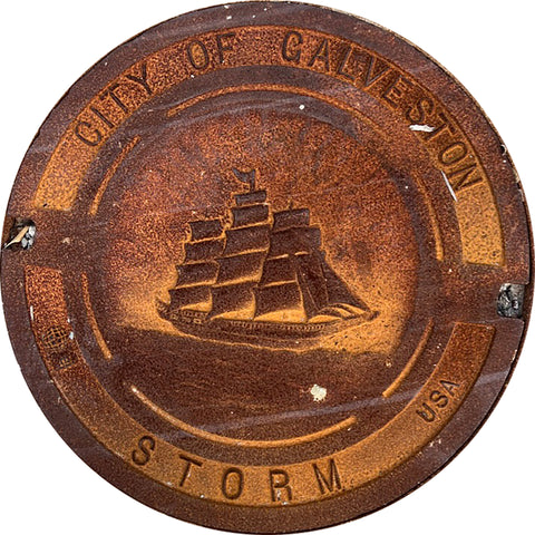 NEW! PROJECT SOUTH - Galveston, TX - Sewer Cover Coaster