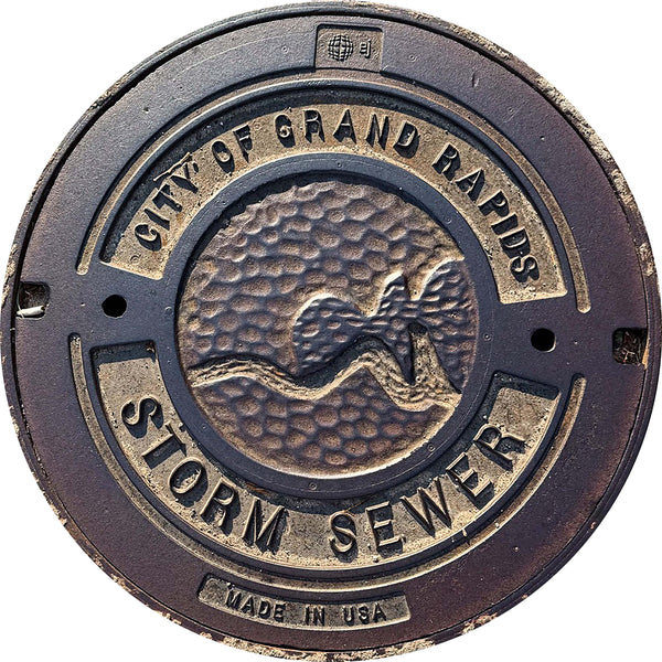 NEW! - PROJECT MIDWEST - Grand Rapids, MI - Sewer Cover Doormat (Copy)