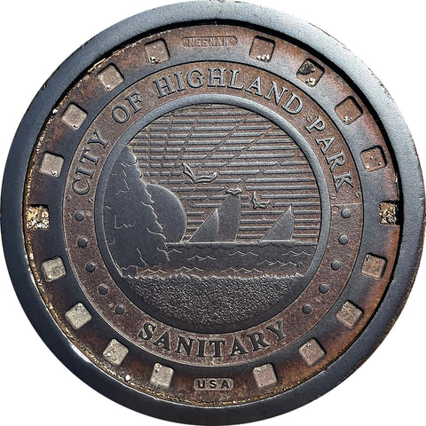PROJECT MIDWEST - Highland Park, IL - Sewer Cover Coaster