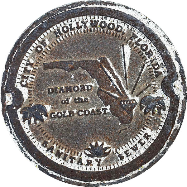 PROJECT FLORIDA - Hollywood, Florida - Sewer Cover Coaster
