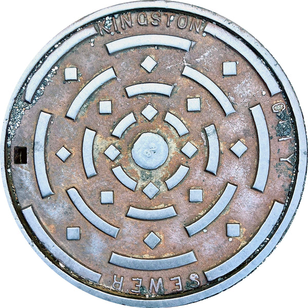 NEW! PROJECT HUDSON VALLEY - Kingston, NY  - Sewer Cover Coaster
