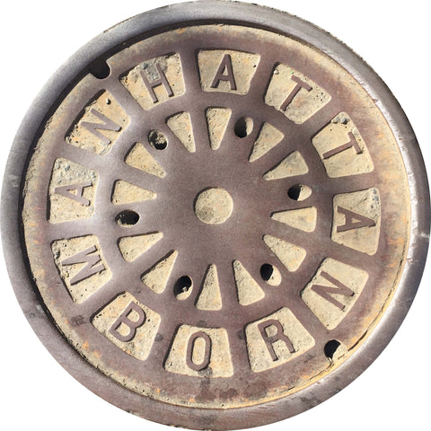 PROJECT NYC - "Manhattan" - Sewer Cover Coaster