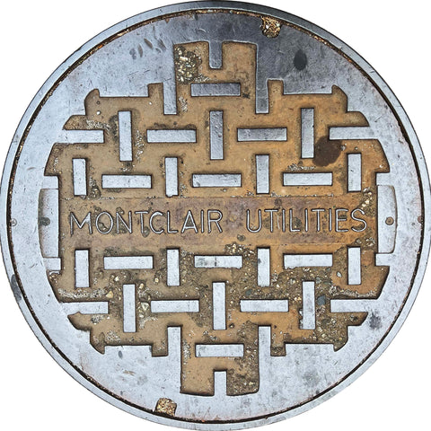 NEW! PROJECT NJ - Montclair, NJ  - Sewer Cover Coaster