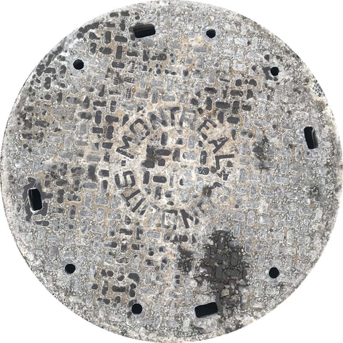 PROJECT CANADA - Montreal, Canada "Winter" - Sewer Cover Coaster