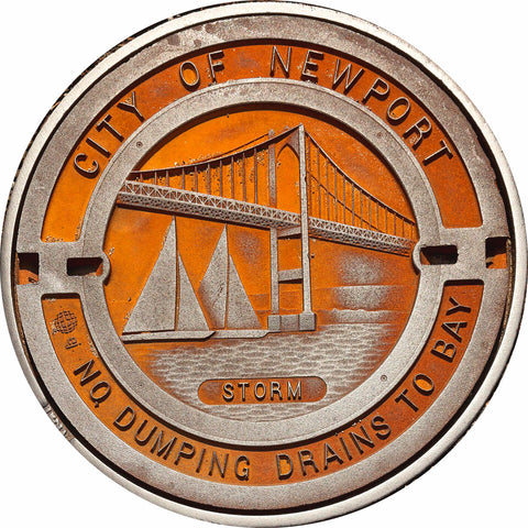 PROJECT EAST - Newport, RI "Yellow" - Sewer Cover Trivet