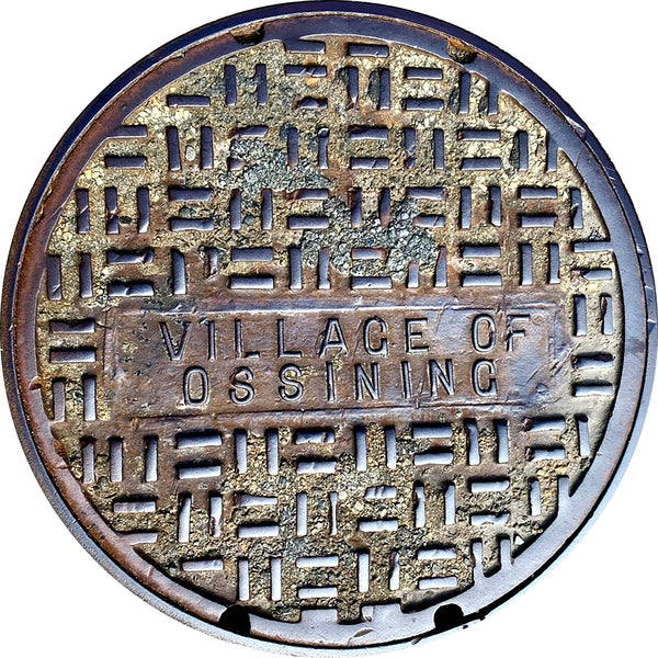 NEW! PROJECT HUDSON VALLEY - Ossining, NY - Sewer Cover Coaster