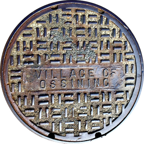 NEW! PROJECT HUDSON VALLEY - Ossining, NY - Sewer Cover Coaster