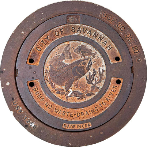 PROJECT SOUTH - Savannah, GA - Sewer Cover Coaster