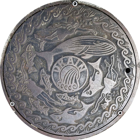 PROJECT NORTHWEST - Seattle, WA "Fish" - Sewer Cover Doormat