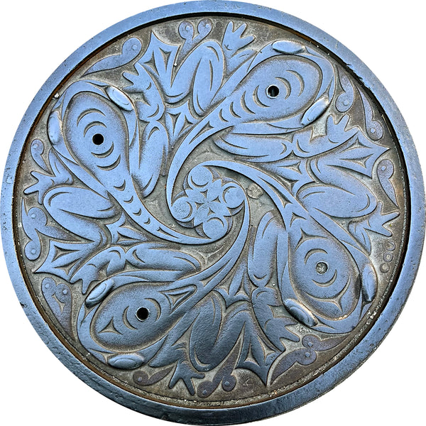 PROJECT CANADA - Vancouver, BC "Frogs" - Sewer Cover Trivet