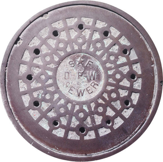 PROJECT WEST - San Francisco, CA - Sewer Cover Coaster