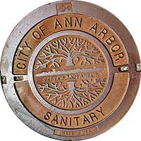PROJECT MIDWEST - Ann Arbor, MI - Sewer Cover Coaster