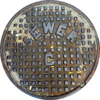 PROJECT EAST - Boston, MA "Sewer G" - Sewer Cover Coaster