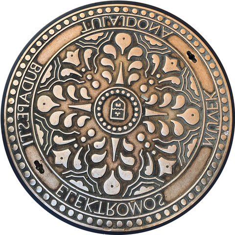 NEW! PROJECT EUROPE - Budapest, Hungary - Sewer Cover Doormat