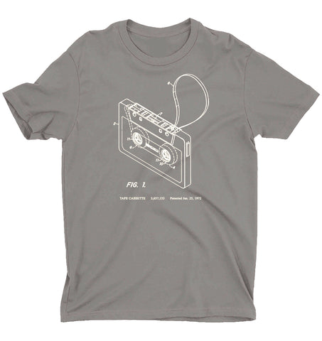 Project + Patent - Cassette Tape - Charcoal with Beige Ink - NEW!