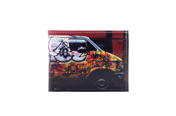 Graffiti Van - Men's Leather Wallet, New York, NY
