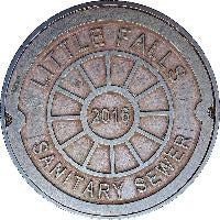 NEW! PROJECT NJ - Little Falls, NJ - Sewer Cover Coaster