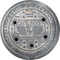 PROJECT MEXICO - Mexico City, MX "Hecho en Mexico" - Sewer Cover Coaster