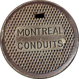 PROJECT CANADA - Montreal, Canada "Conduits" - Sewer Cover Trivet