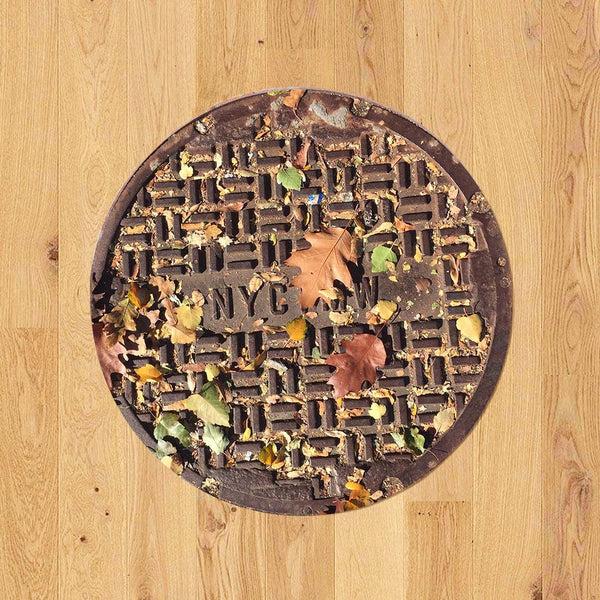 PROJECT NYC - "Fall" - Sewer Cover Doormat