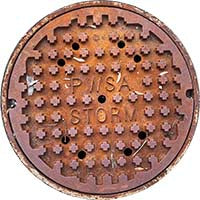 PROJECT EAST - Pittsburgh, PA - Sewer Cover Coaster