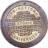 NEW!  PROJECT NJ - Princeton, NJ - Sewer Cover Coaster