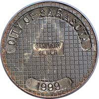 PROJECT FLORIDA - Sarasota, FL - Sewer Cover Coaster