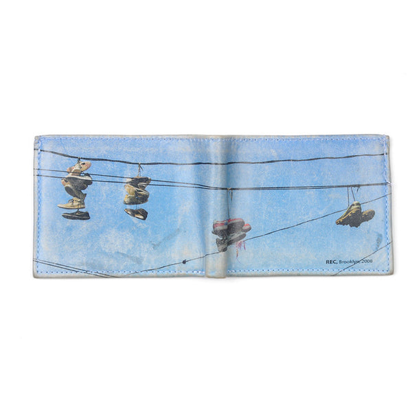 Sneakers - Men's Leather Wallet, New York, NY