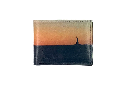 Sunset - Men's Leather Wallet, New York, NY