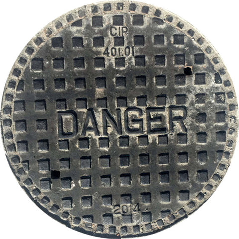 PROJECT CANADA - Toronto, Canada "Danger" - Sewer Cover Doormat