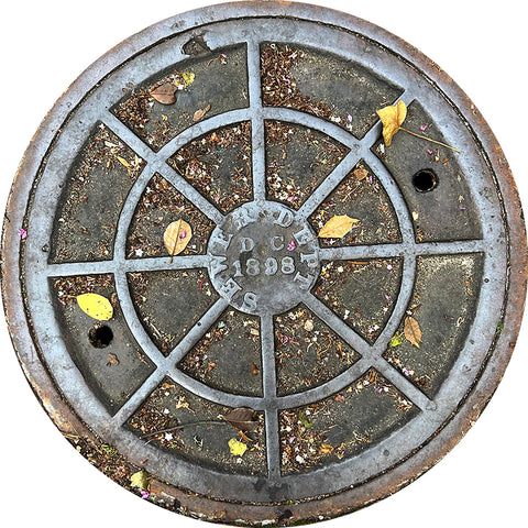 NEW! PROJECT EAST - Washington, DC #2- Sewer Cover Doormat