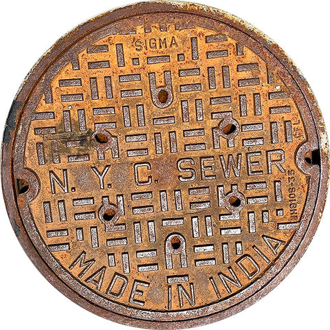 PROJECT NYC - "Made in India" - Sewer Cover Doormat